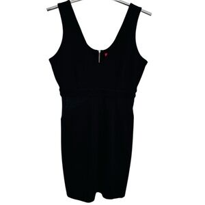 Walter by Walter Baker Elegant Black Sleeveless V-Neck Back Zip Dress Size M